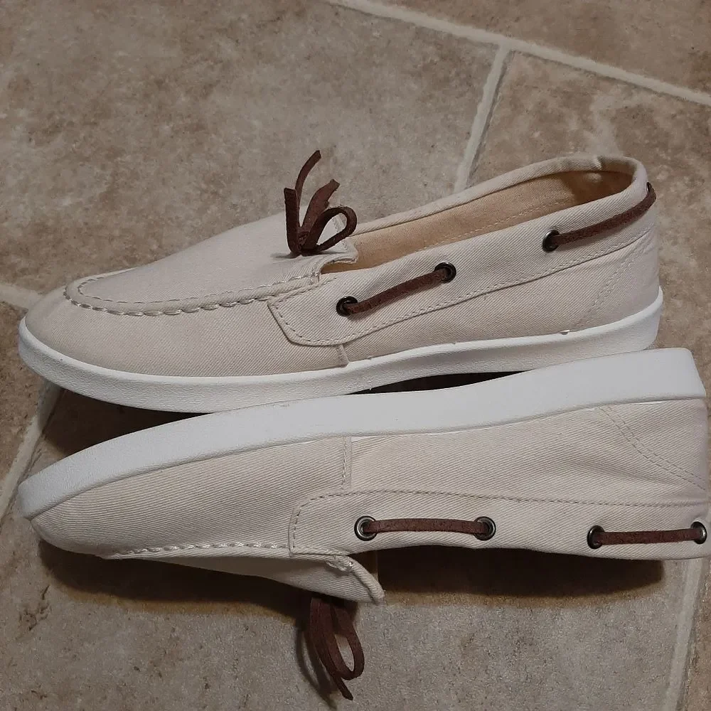Lincoln Outfitters White Flats Sneaker Men Size 10 Casual Travel